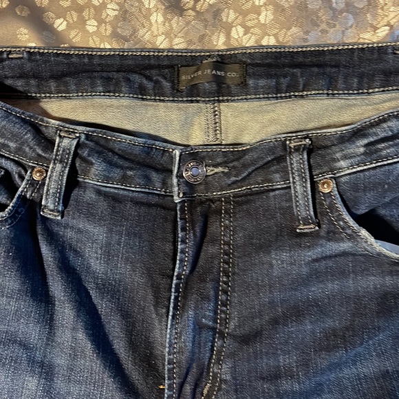 EUC Silver Skinny Jeans - Picture 3 of 6